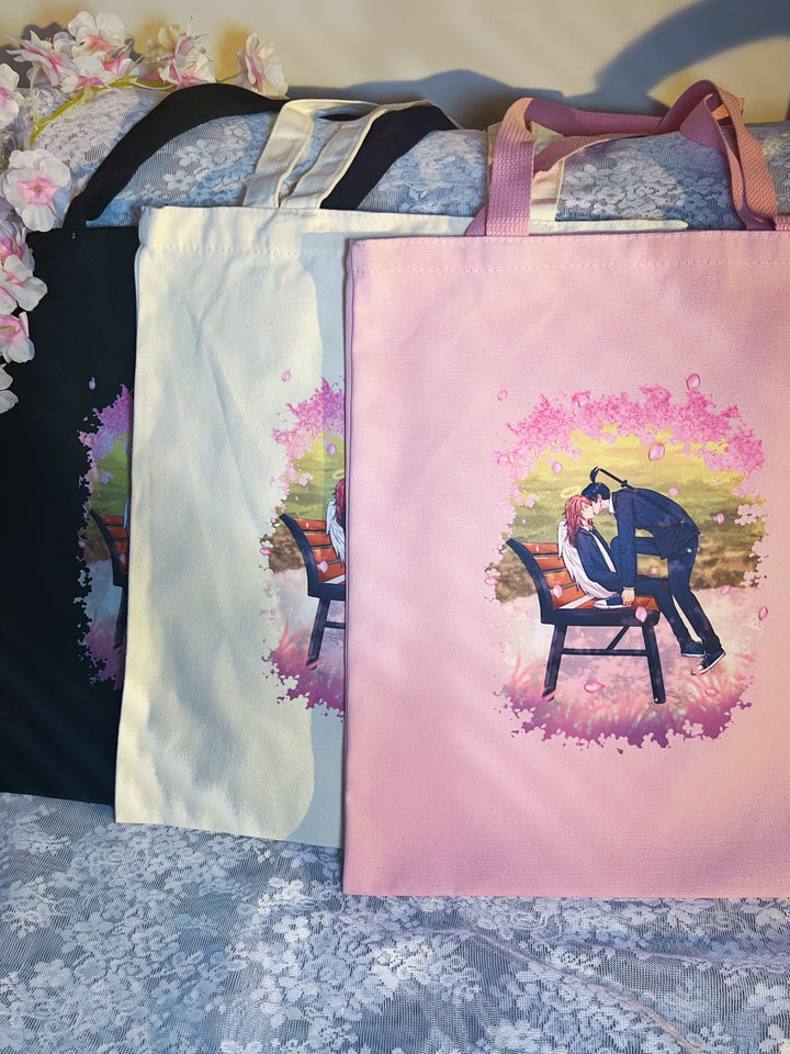 Aki and Angel Tote Bag