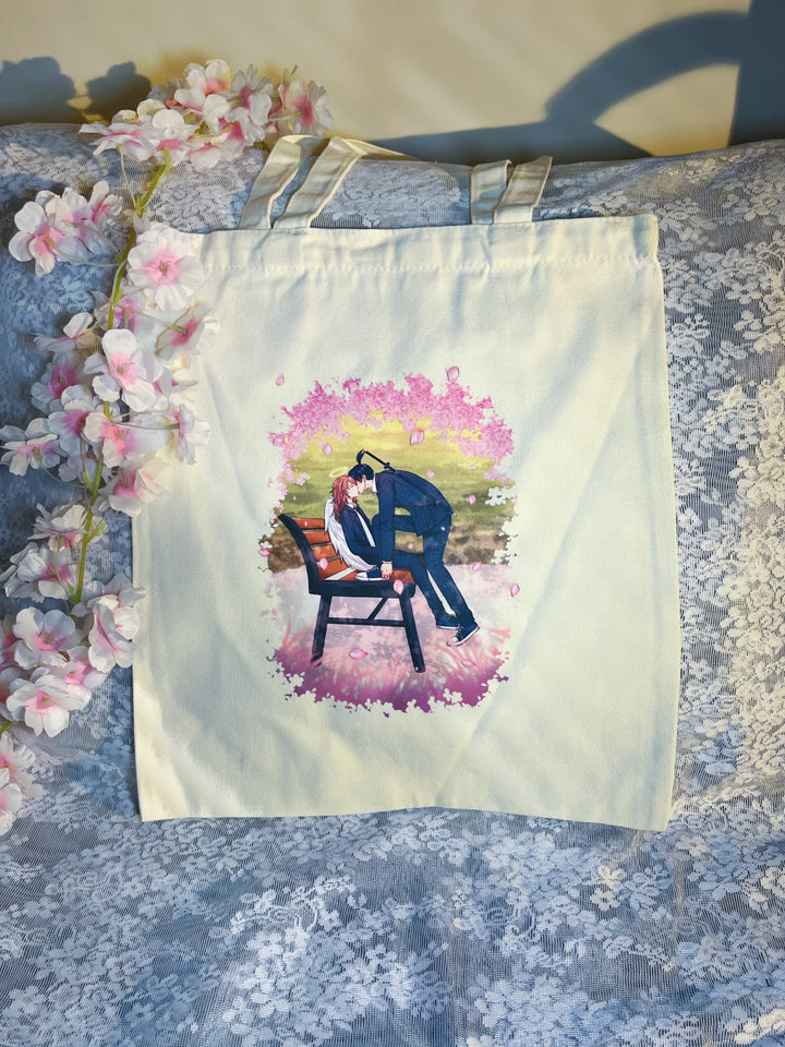 Aki and Angel Tote Bag