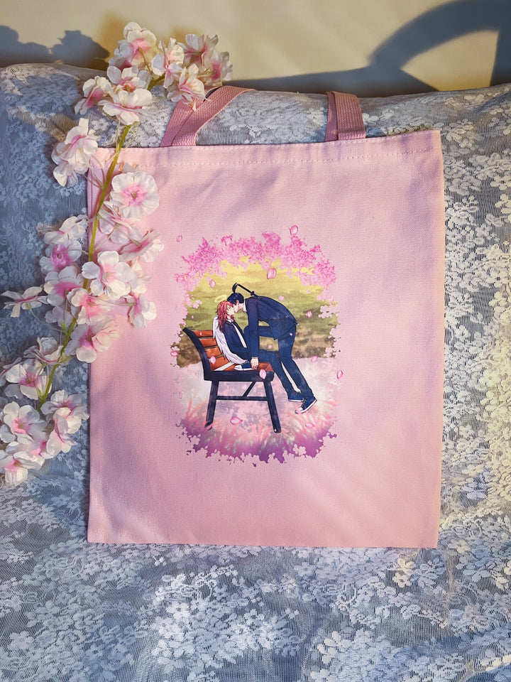 Aki and Angel Tote Bag