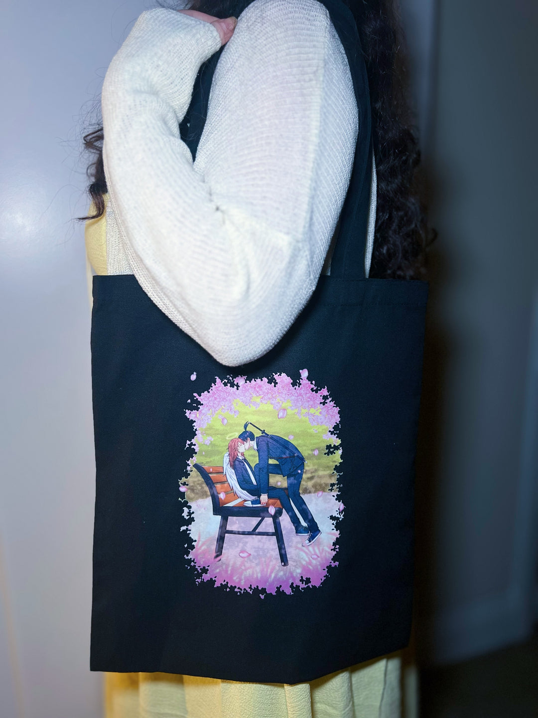 Aki and Angel Tote Bag