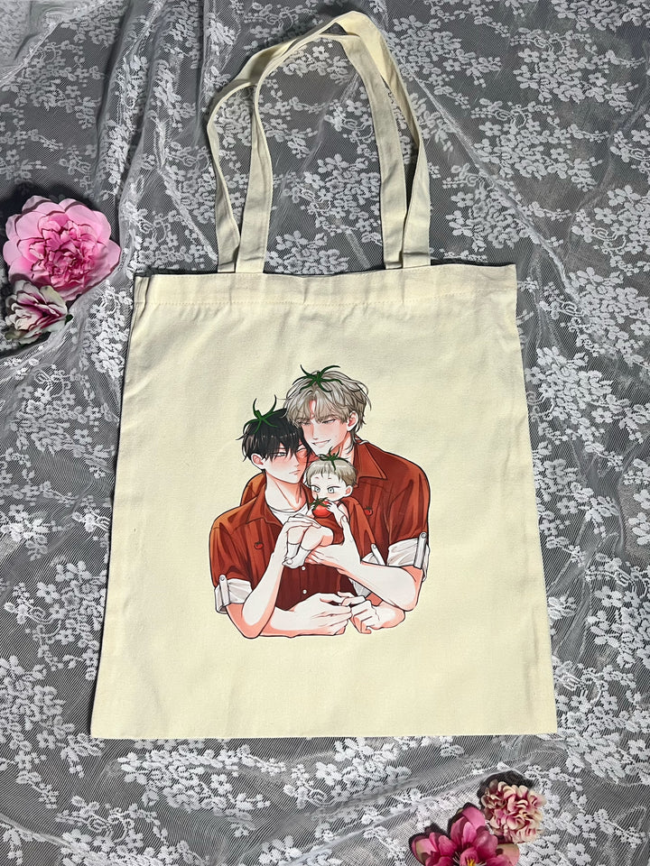 Tomato Family Tote Bag