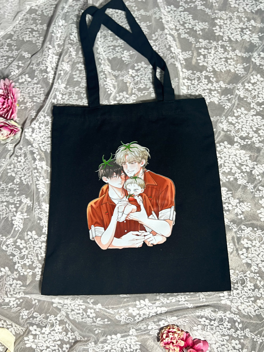 Tomato Family Tote Bag